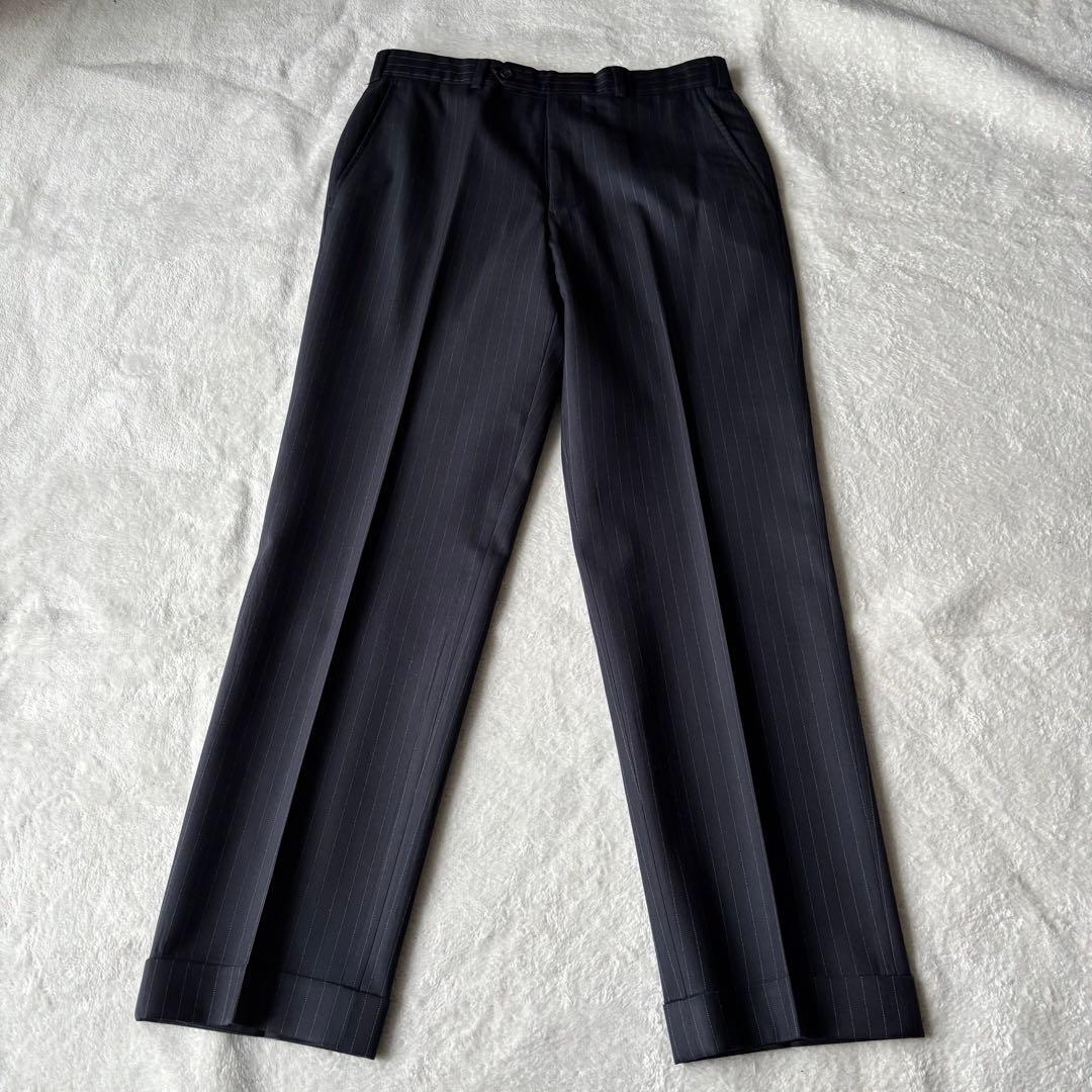 ✨️美品✨️ ブルックスブラザーズ スーツ ストライプ ネイビー Lサイズ 紺色