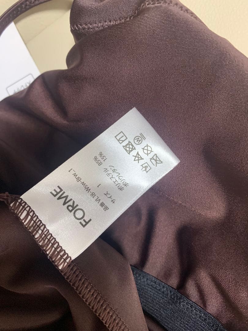 東原亜希FORME 水着 スイムウェア サイズ1 ブラウン