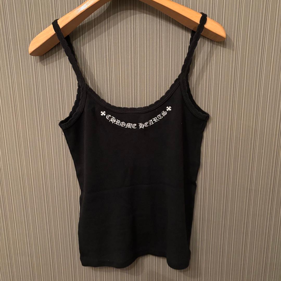 CHROM HEARTS クロムハーツ キャミソール ブラック 美品