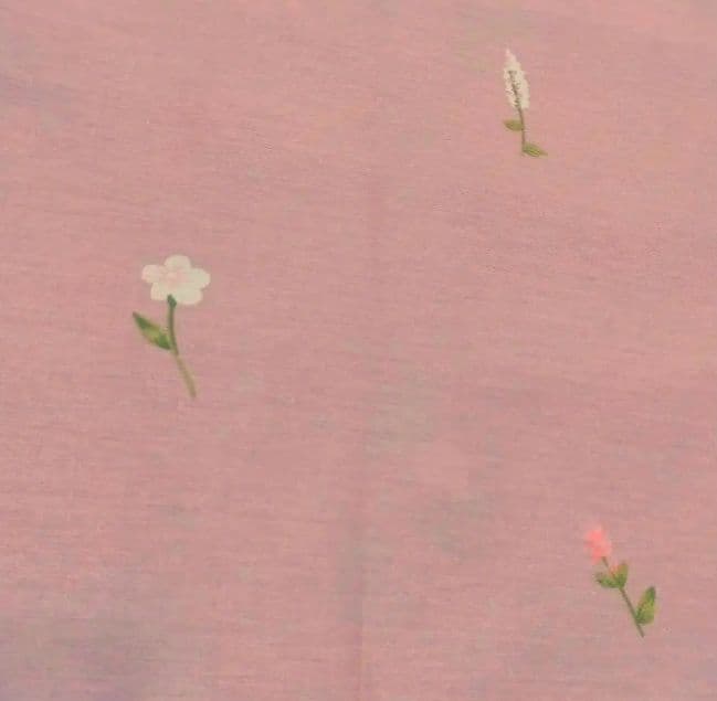 【piano*rosesお直し】ミニ薔薇と小花チェーン掛け布団カバーセット