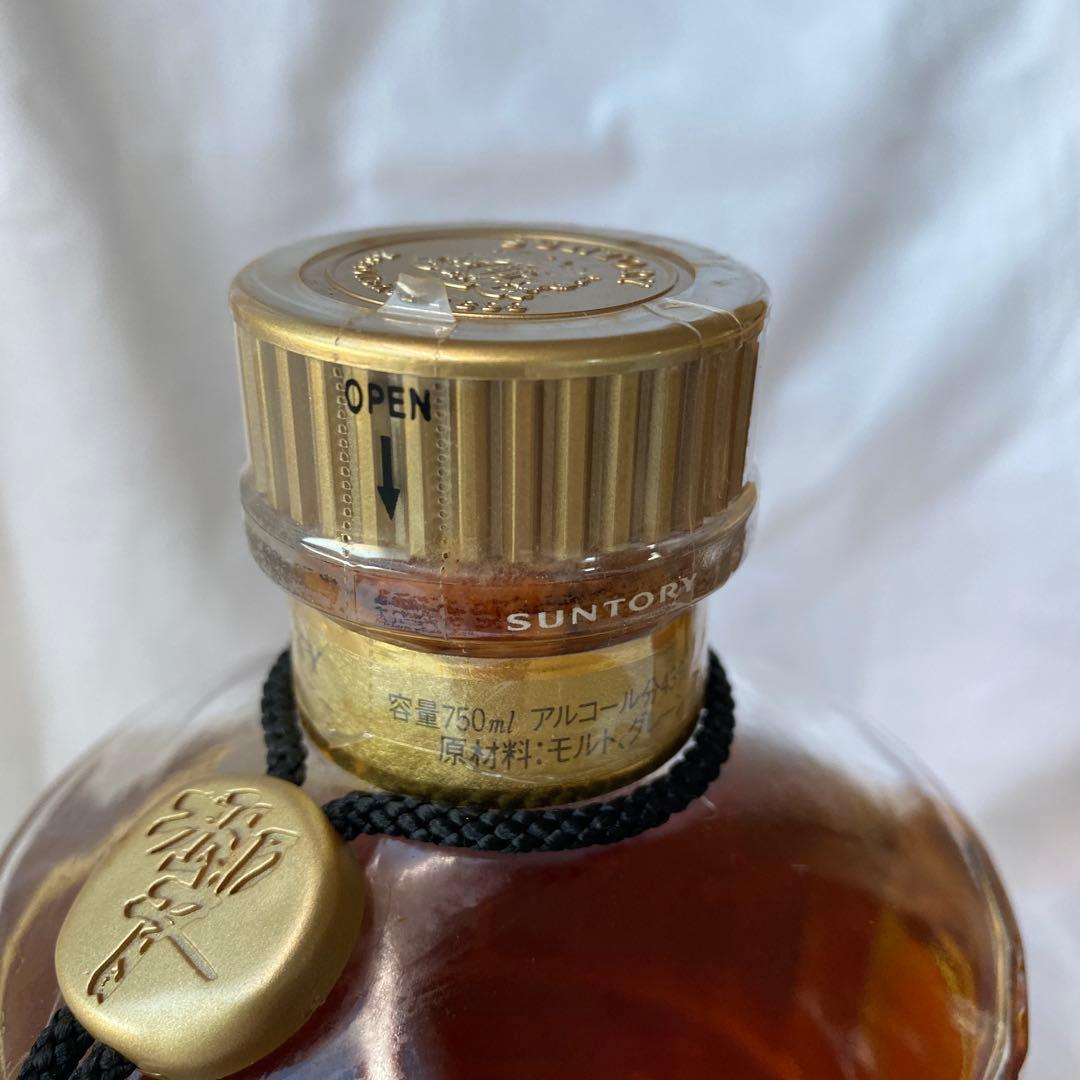 【希少・初期ボトル】サントリー 響 金キャップ 裏ゴールドラベル 750ml