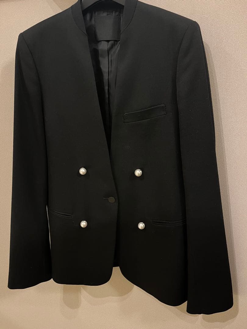 【値下げしました】CINOH チノ パール ジャケット ブラック 38L