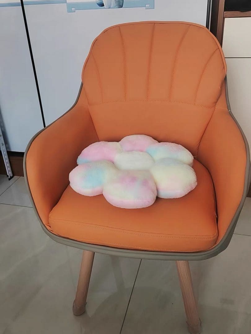 2脚セット　ダイニングチェア　回転イス　白とグレー