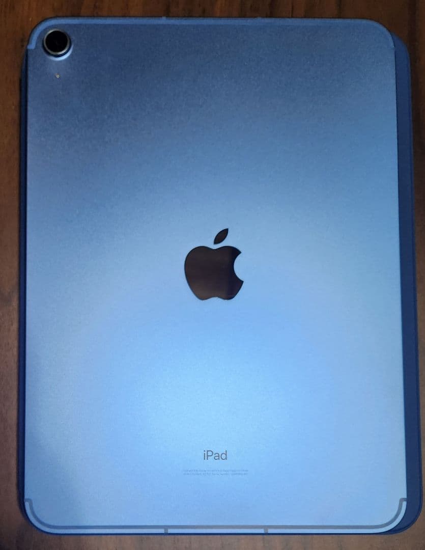 iPad 第10世代 64GB セルラー SIMフリー ブルー 美品