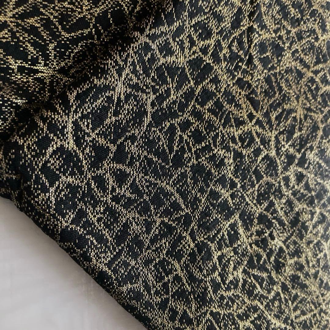 アンティーク名古屋帯　大正ロマン　大輪花模様　織り出し　上質　正絹2-25