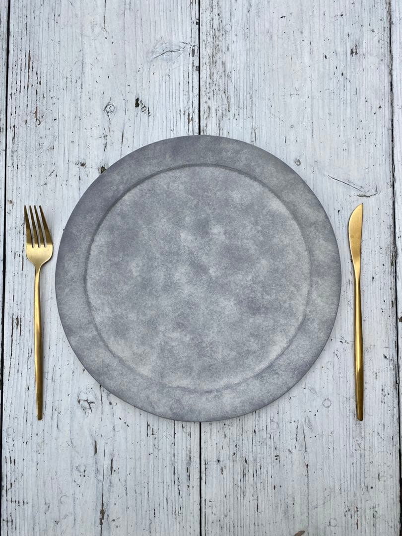 【新品未使用】吉田次朗 大皿 リムプレート 稀少9寸皿