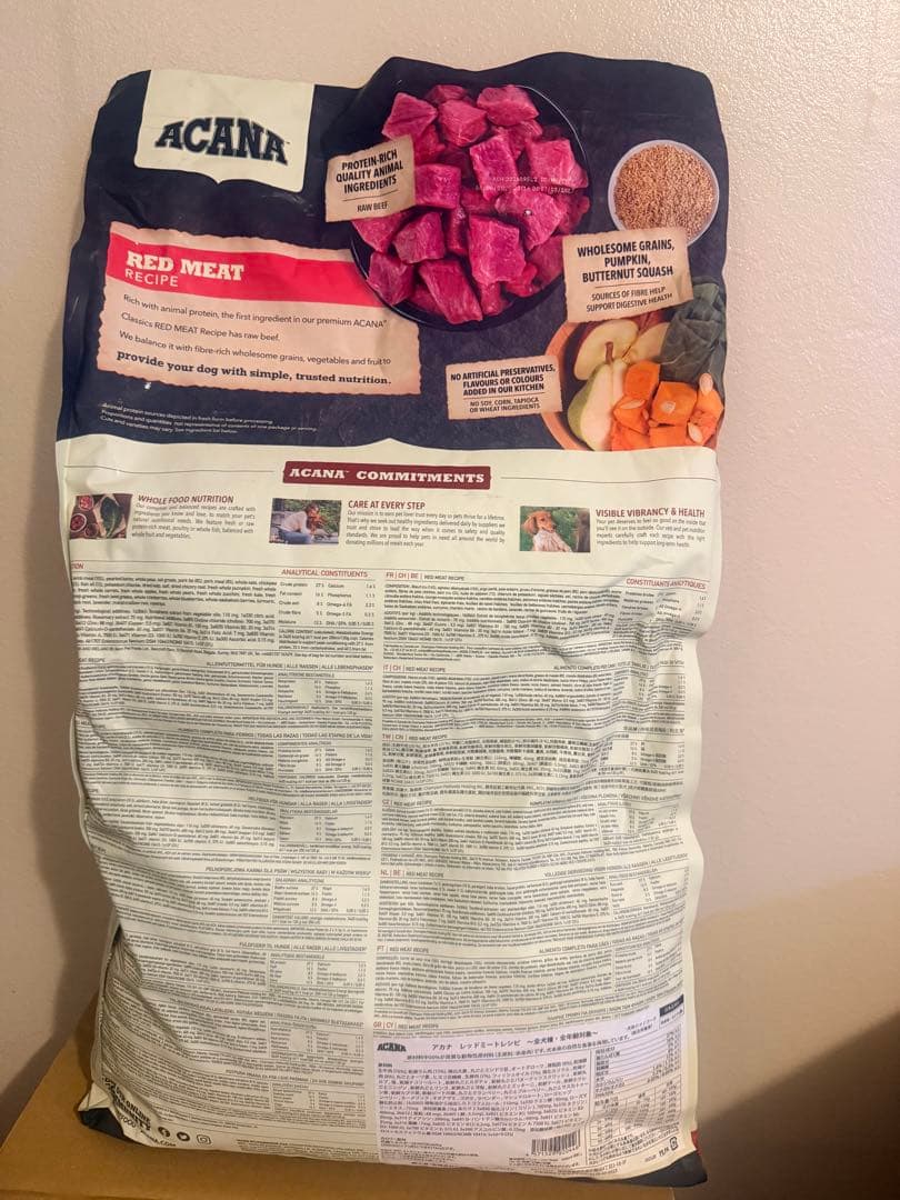 ACANA アカナ クラシックドッグフードレッドミートレシピ ビーフ 9.7キロ