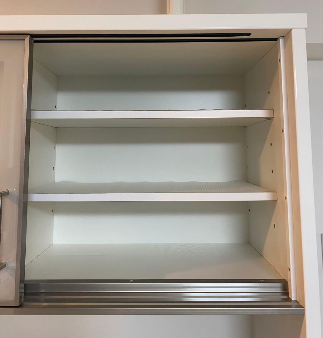 ひゆり⭐︎【ニトリ】キッチンボード ホワイト 幅120 食器棚