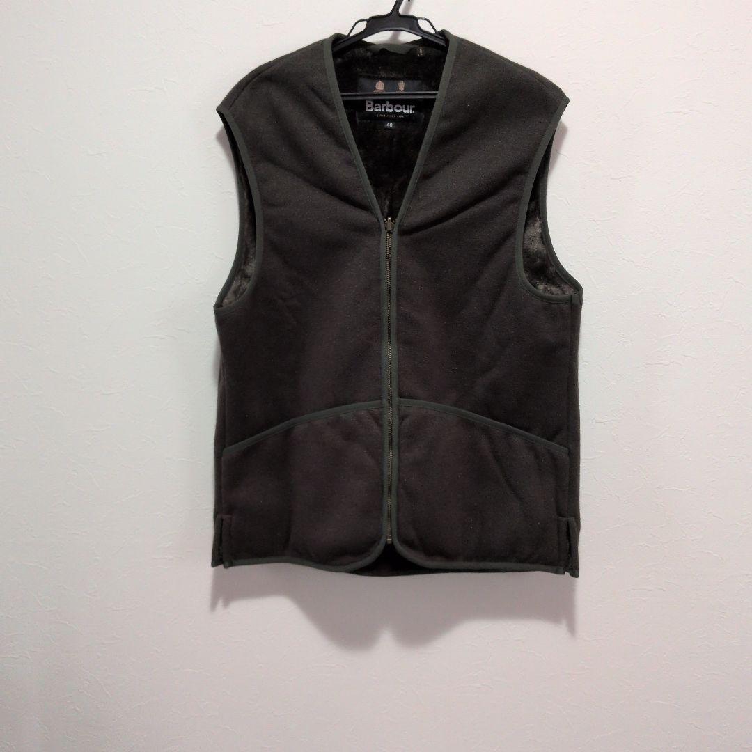 Barbour ダークグレー ベスト サイズ40