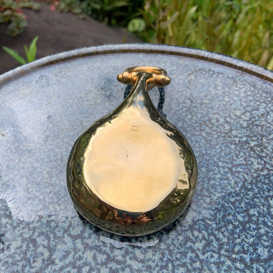 J*0様 GUCCI イタリア製 真鍮 ハンマード仕上げ スプーン型 アンティー