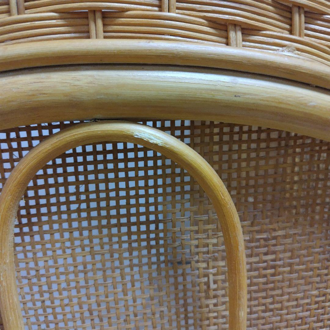 【たのメル便利用】籐 ラタン パーテーション 4連間仕切り 籐衝立