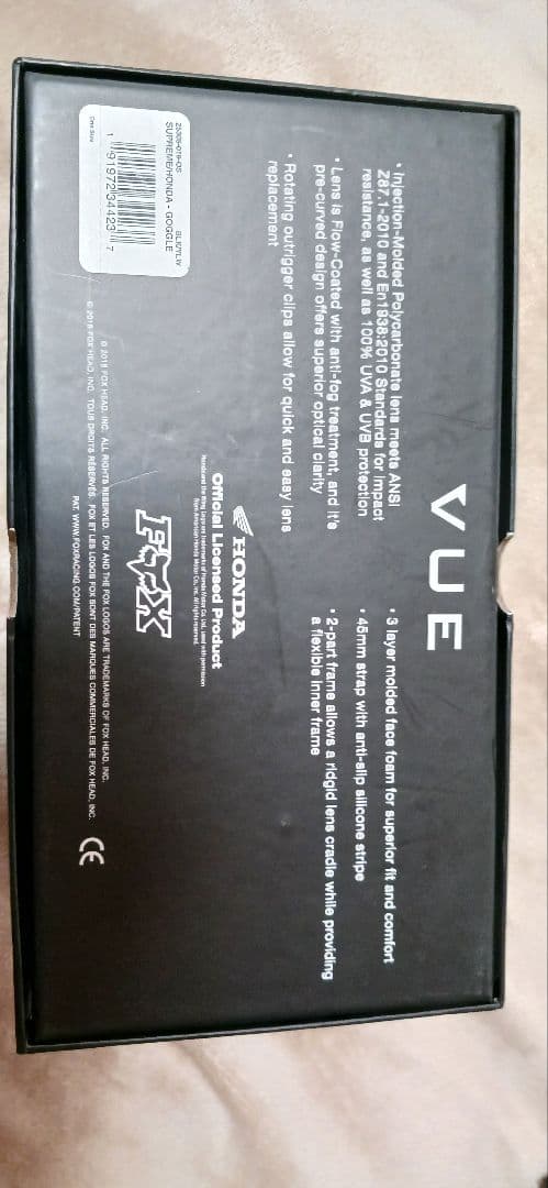 Supreme Honda FoxRacing ゴーグルVue Goggles