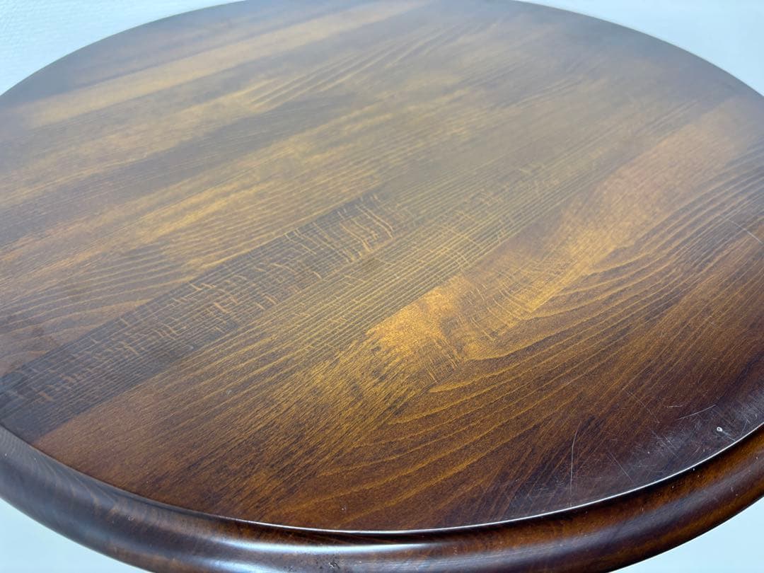 カリモク karimoku コロニアル ウォルナット 丸テーブル サイドテーブル