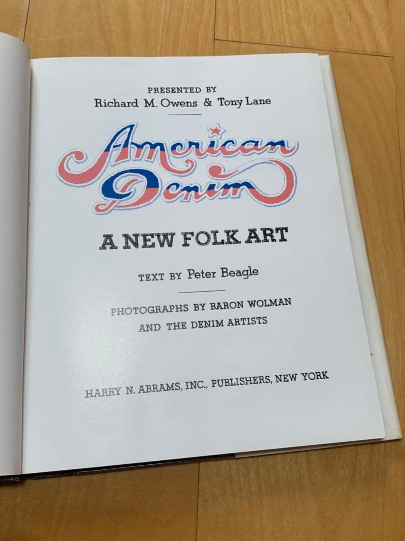 American Demin 1970s アメリカン デニム 洋書 アート