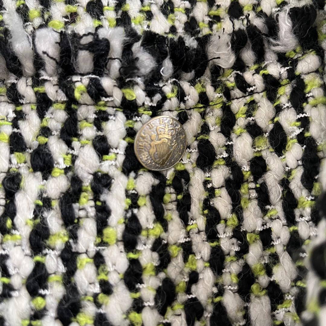 美品✨JOURNAL STANDARD ツイード フリンジ ノーカラージャケット