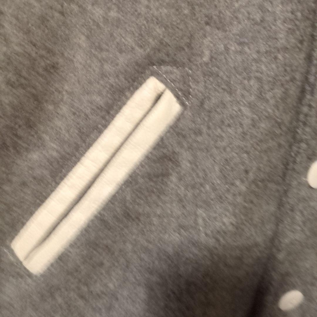 SKOOKUMアメリカ製アワードジャケット　オフホワイト　グレー　ホワイト