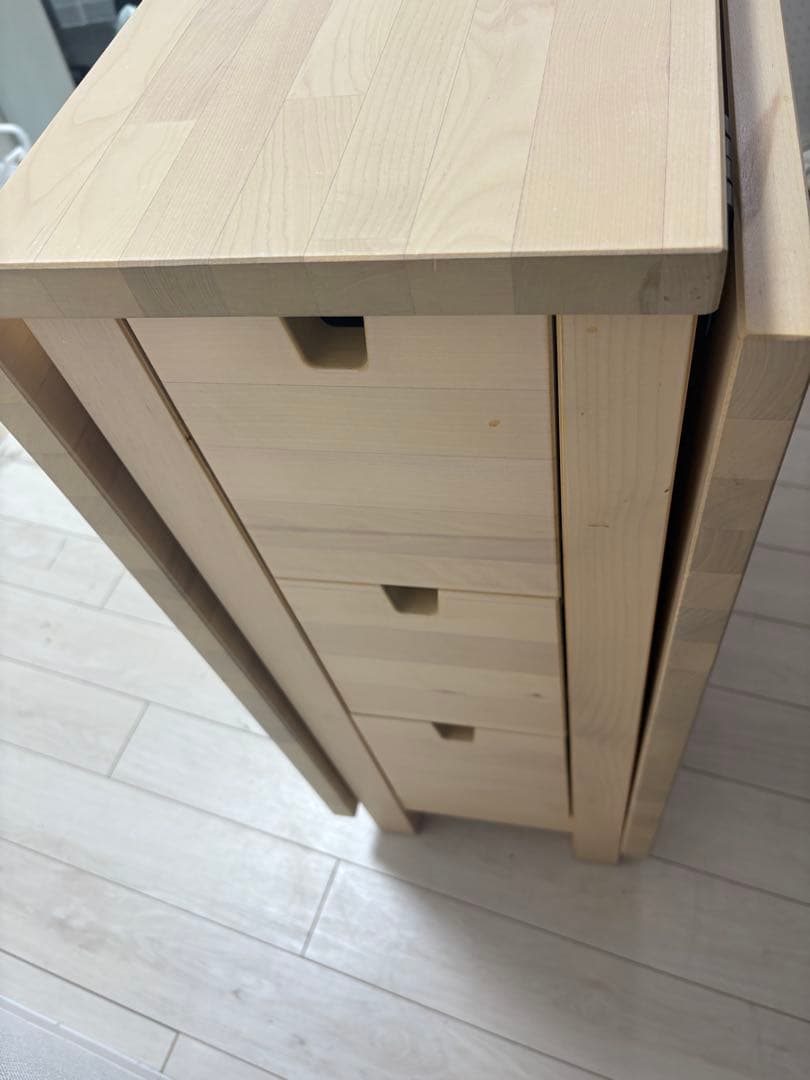 【美品】イケア IKEA NORDEN ノールデン ゲートレッグテーブル