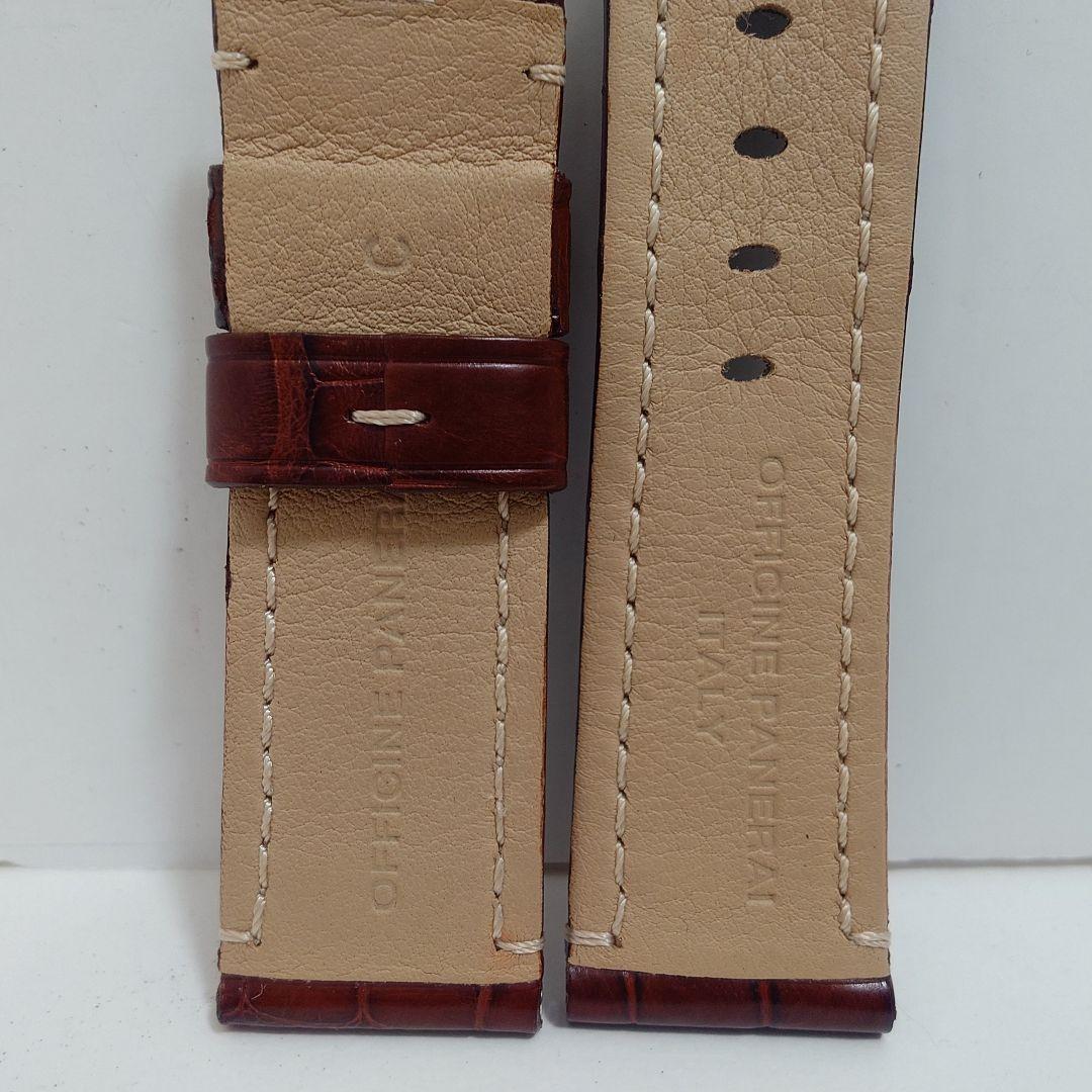オフィチーネ パネライ 腕時計 ベルト 替えベルト パーツ レザー 純正24mm