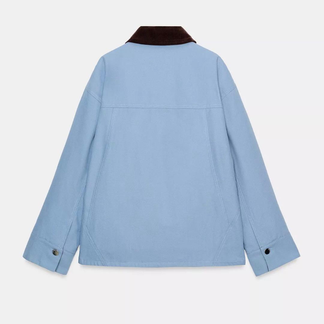 ZARA コントラストカラーバフジャケット