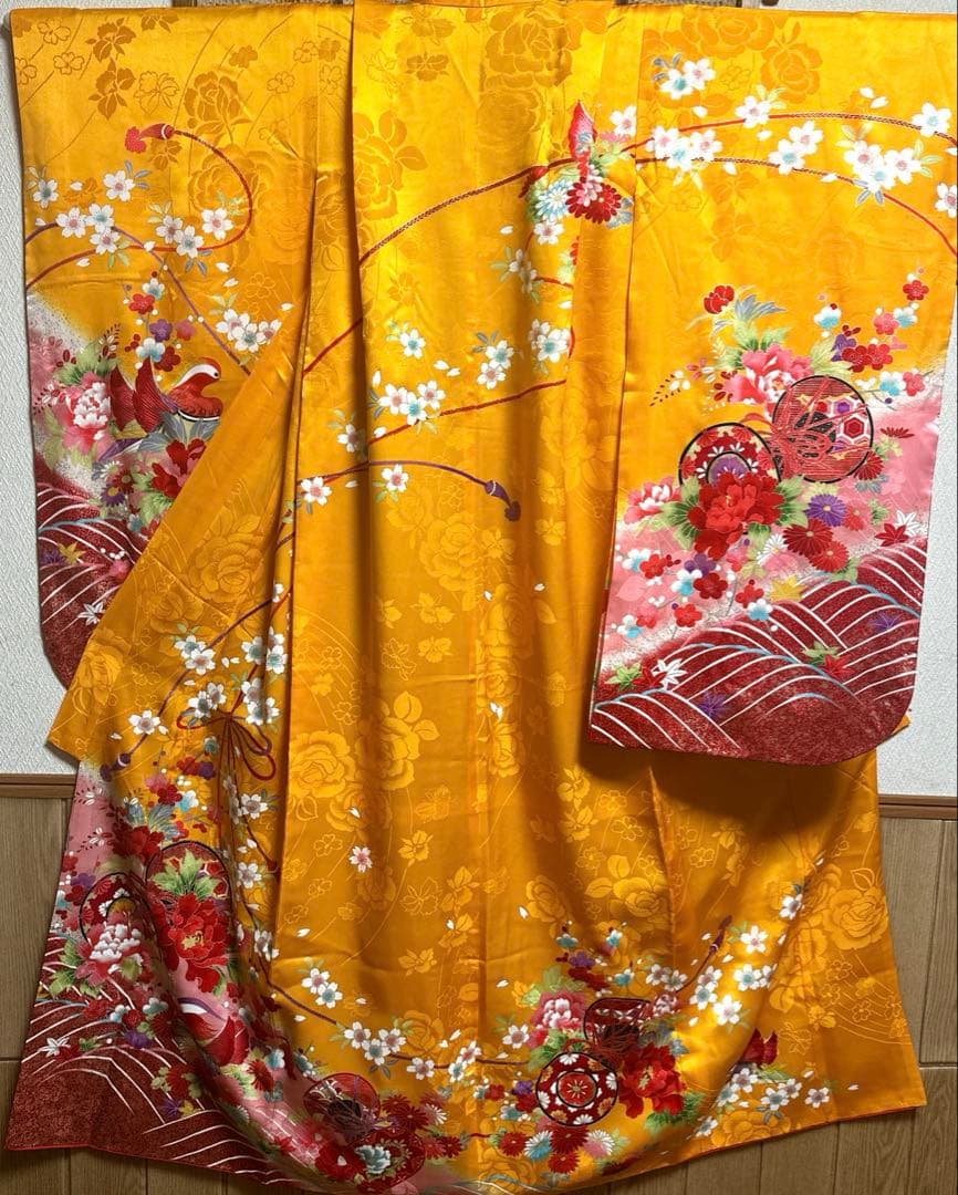 七五三7歳正絹着物、長襦袢、正絹袋帯、小物セット