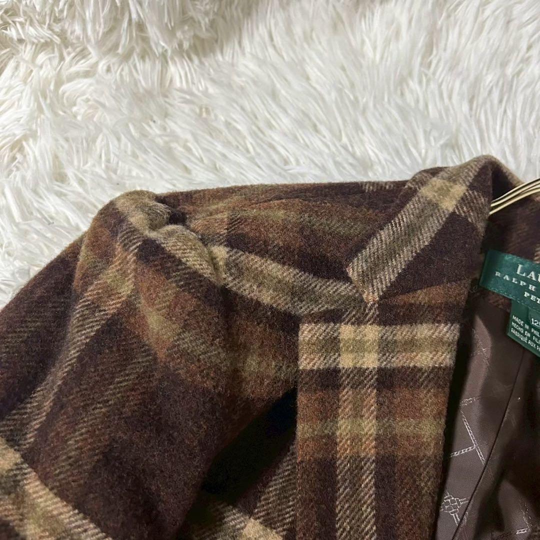 ［良品］RALPH LAUREN テーラードジャケット ブラウン 12P