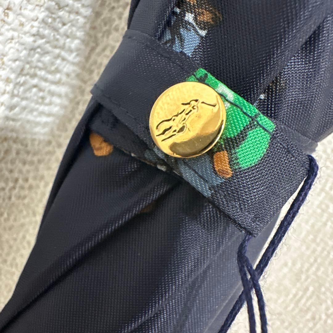 新品未使用タグ付　日本製ポロラルフローレン　ポロベア60センチ長傘　ネイビー