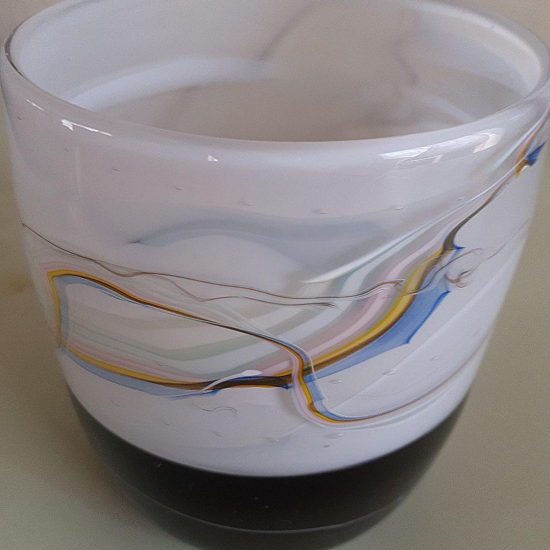 添田亜希子作　ガラスの器