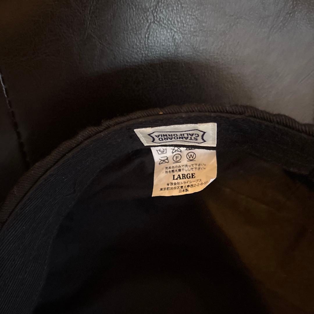 STANDARD CALIFORNIA コットンキャスケット ブラック