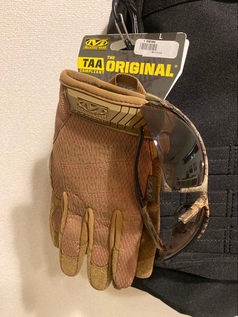 ミリタリー バック アメリカ国旗パッチ付き