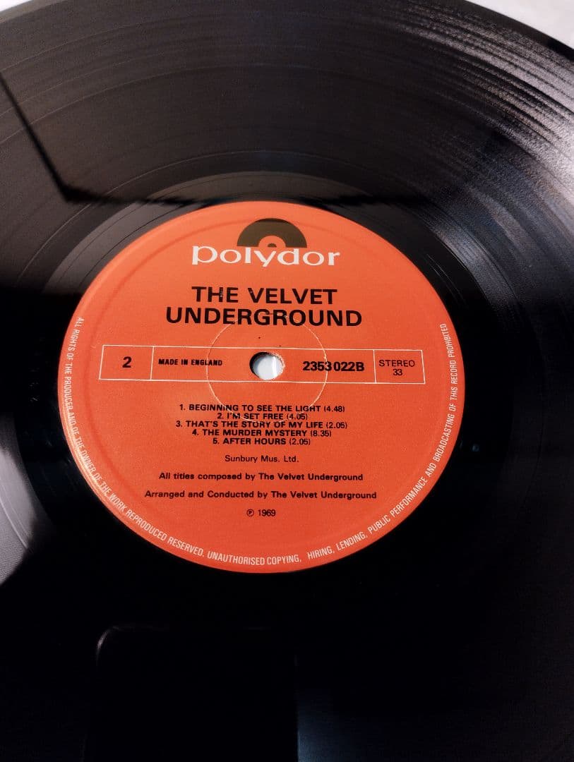 The Velvet Underground 3rdアルバム UK盤アナログ