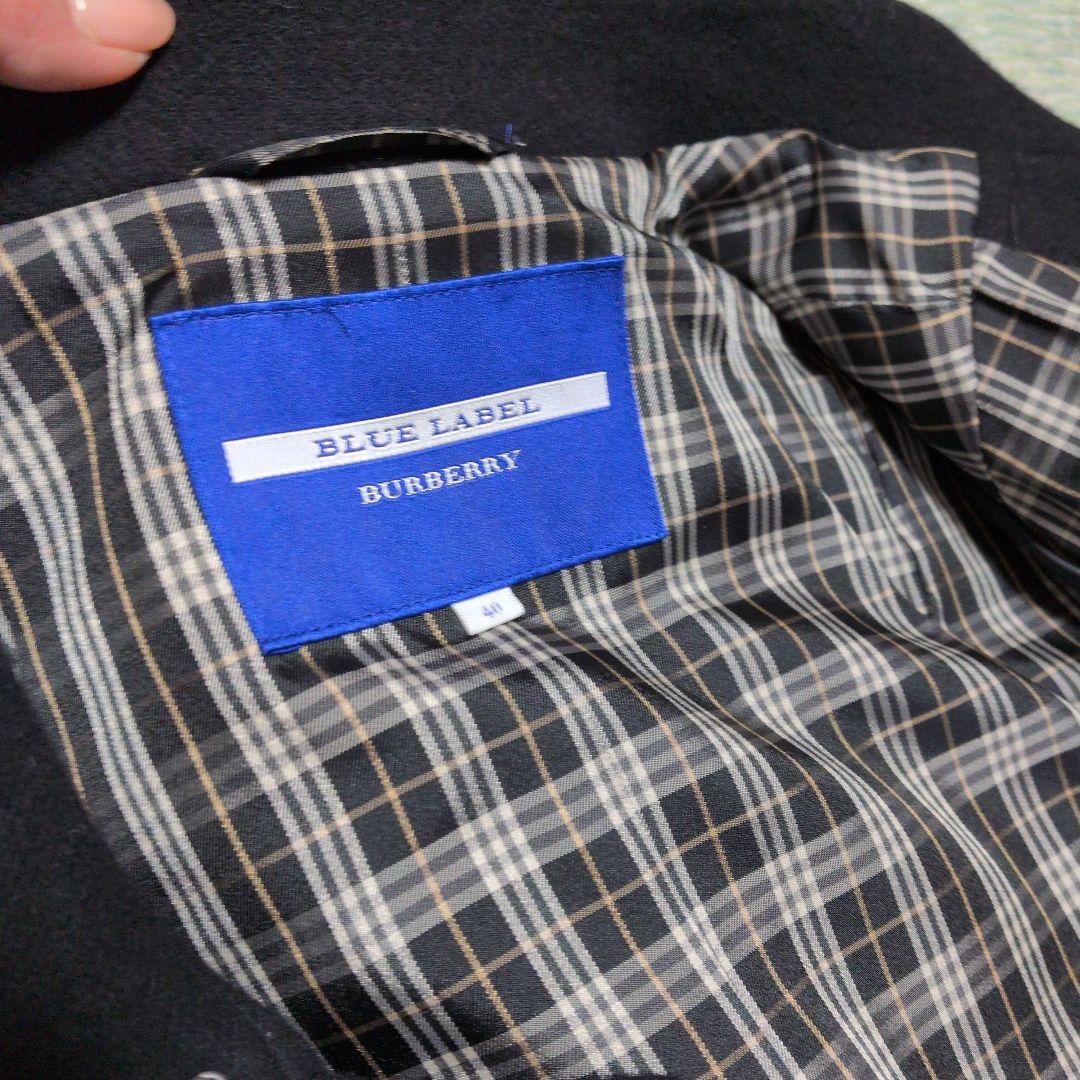 BURBERRY BLUE LABEL ブラックウールコート