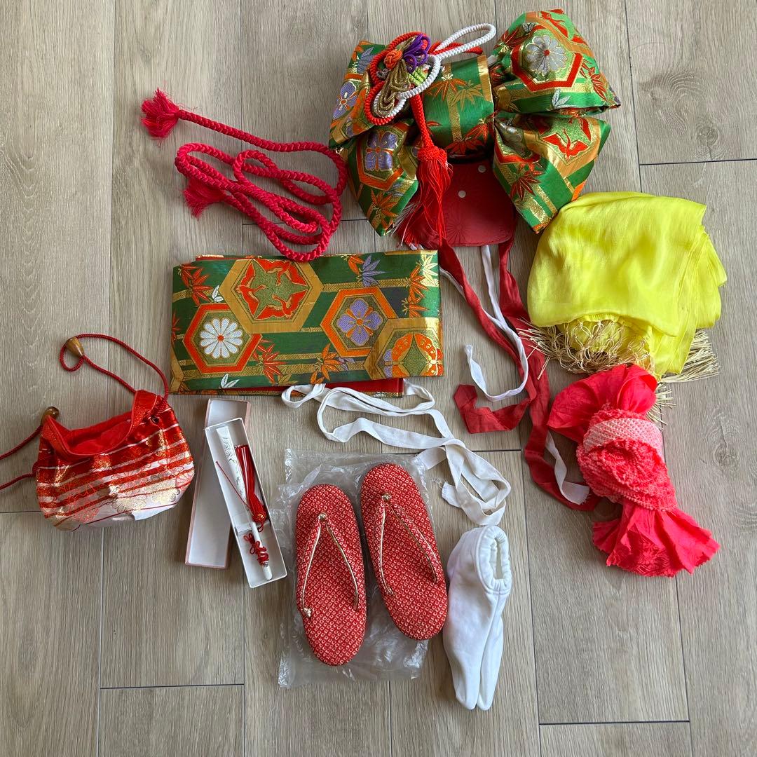 七五三 7歳 女の子 セット 絹