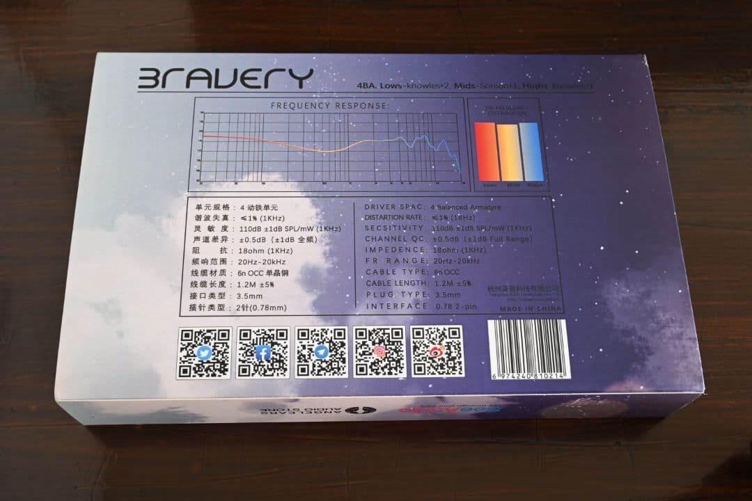 イヤホン SeeAudio BRAVERY RB EDITION