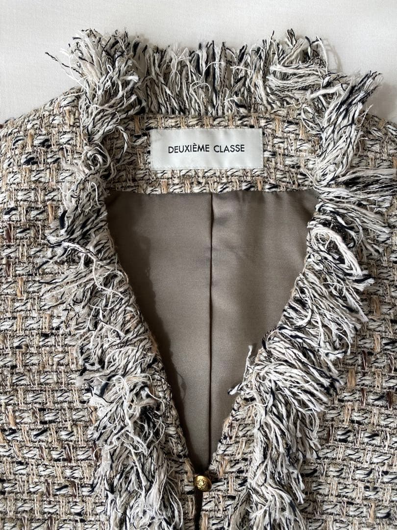 ★美品★ドゥージィエムクラス　ツイードジャケット　36