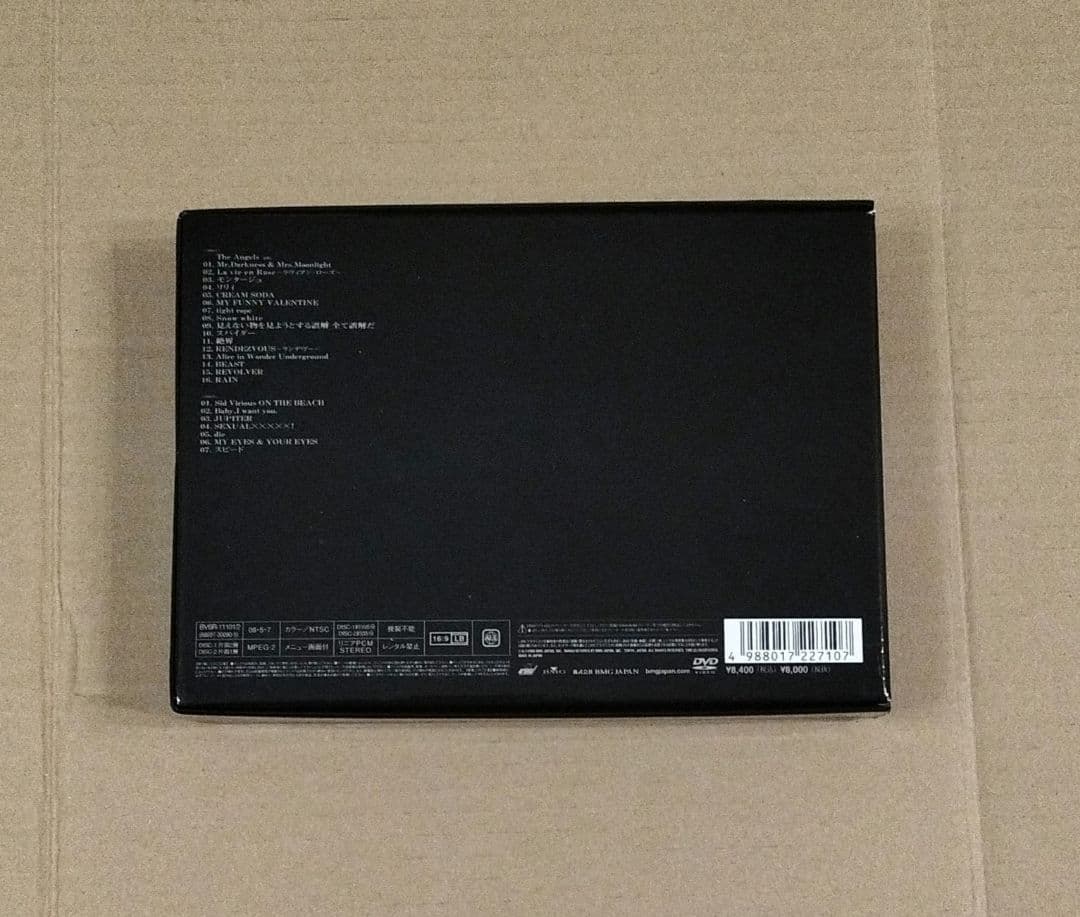 初回限定盤 TOUR 2007 天使のリボルバー DVDBOX バクチク櫻井敦司