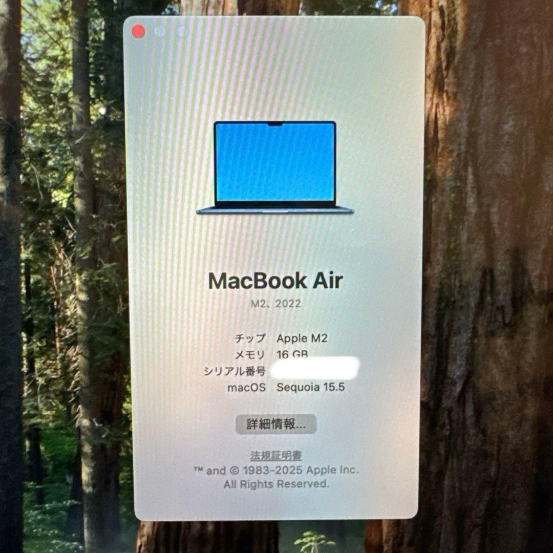 MacBookAir M2 16GB 13 ミッドナイト 16GB 512GB