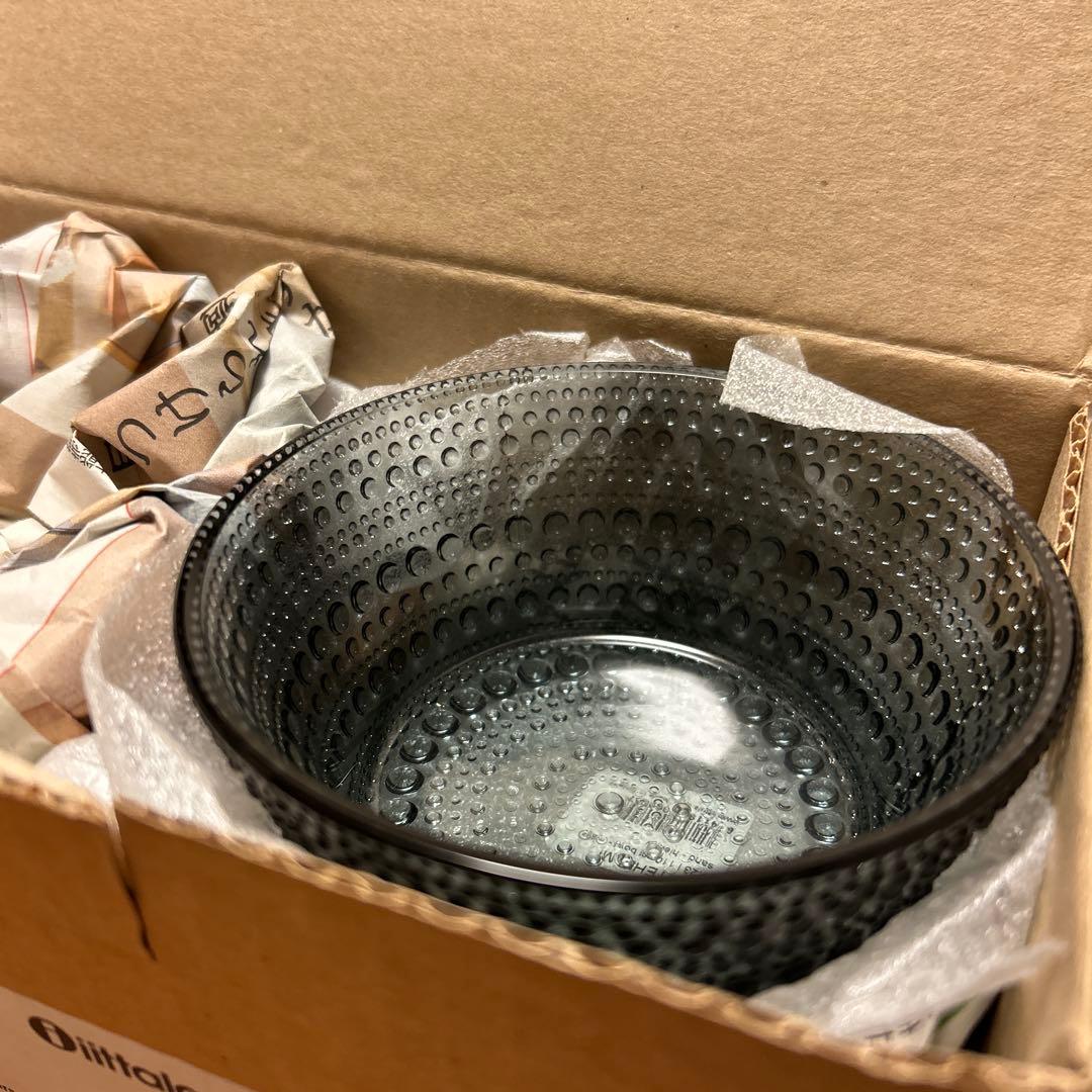 送料別・イッタラ　カステヘルミ　グレー　プレート&ボウル　４セット