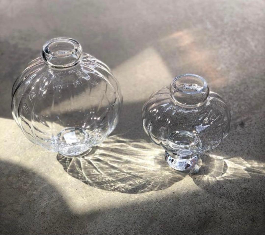【美品】北欧インテリアBalloon glass baseバルーングラスベース