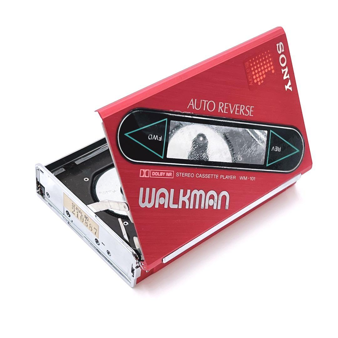 【動作品・音出し確認済】 SONY WM-101 ウォークマン 希少色　再生OK