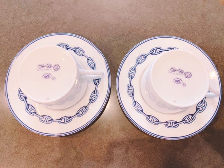 ☆廃盤品☆HERMES カップソーサ シェーヌダンクル