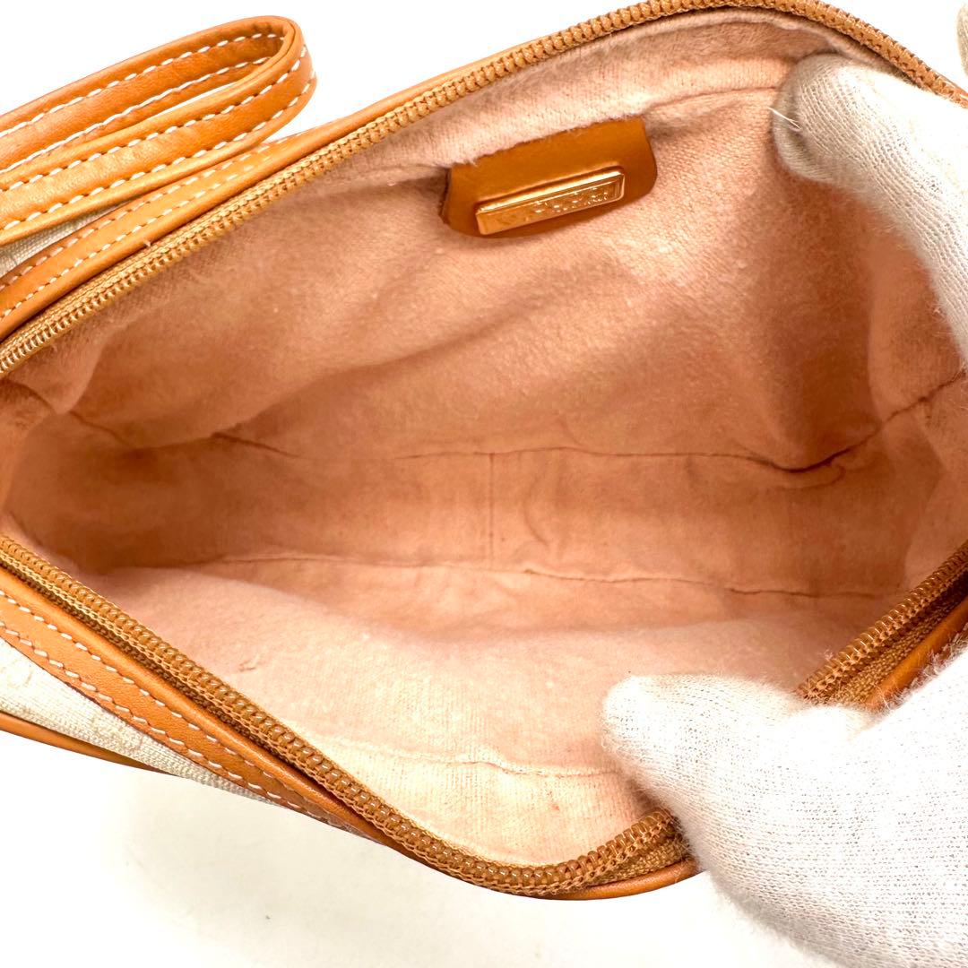 【極美品】GUCCIクラッチバッグ ggスプリーム インターロッキング ベージュ