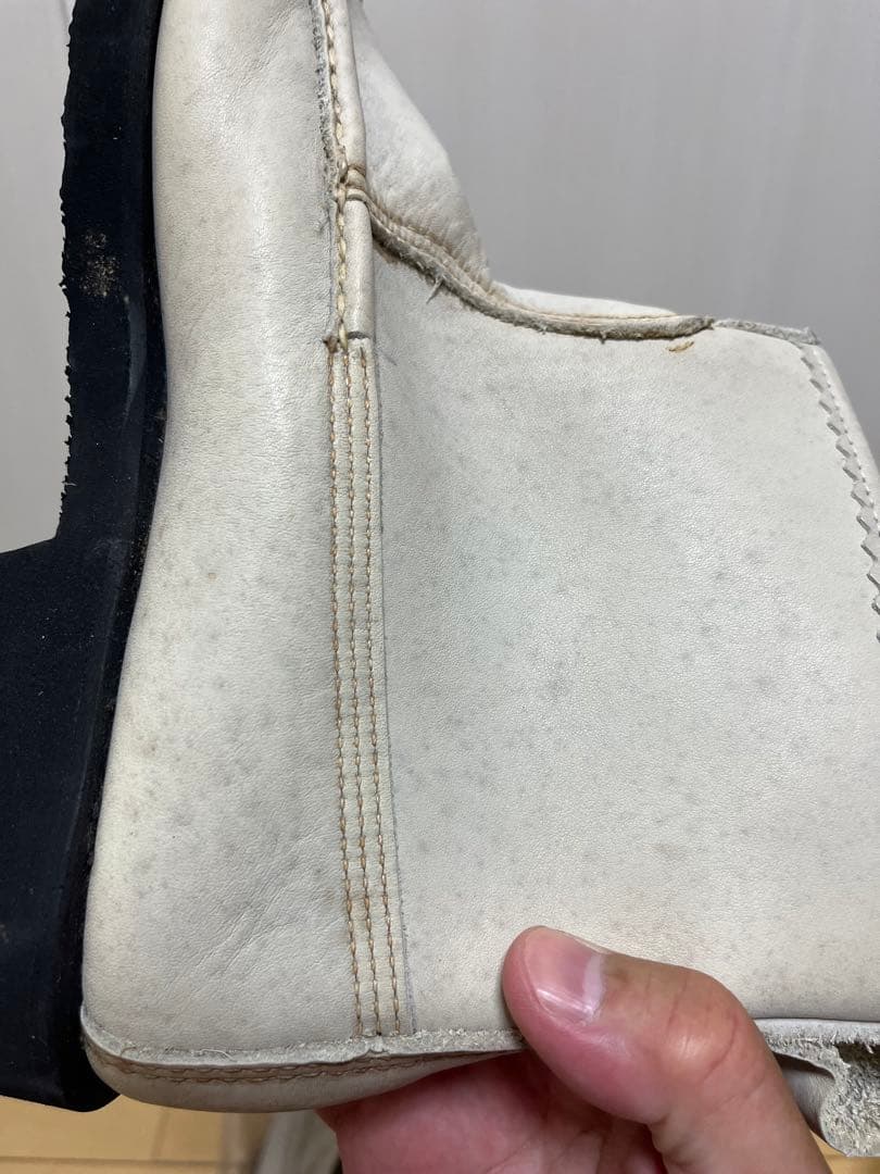 ラッセルモカシン　ノックアバウト　ブーツUS8ホワイトレザー極美品アメリカ古着