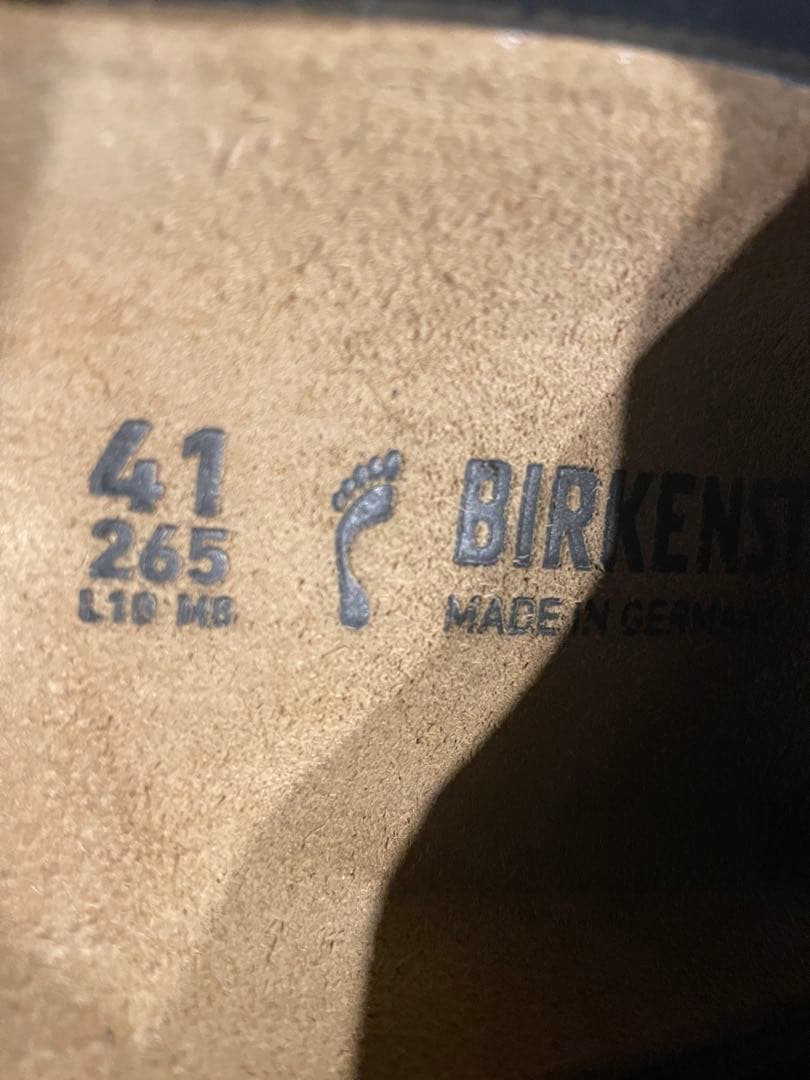 【かん様】Birkenstock 青 サンダル 41サイズ　ビルケンシュトック