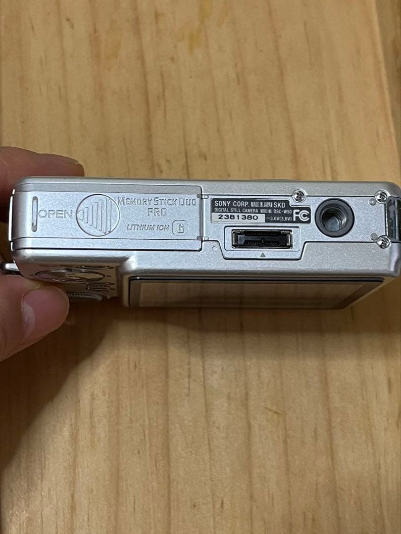 Sony cyber-shot 動作未確認です