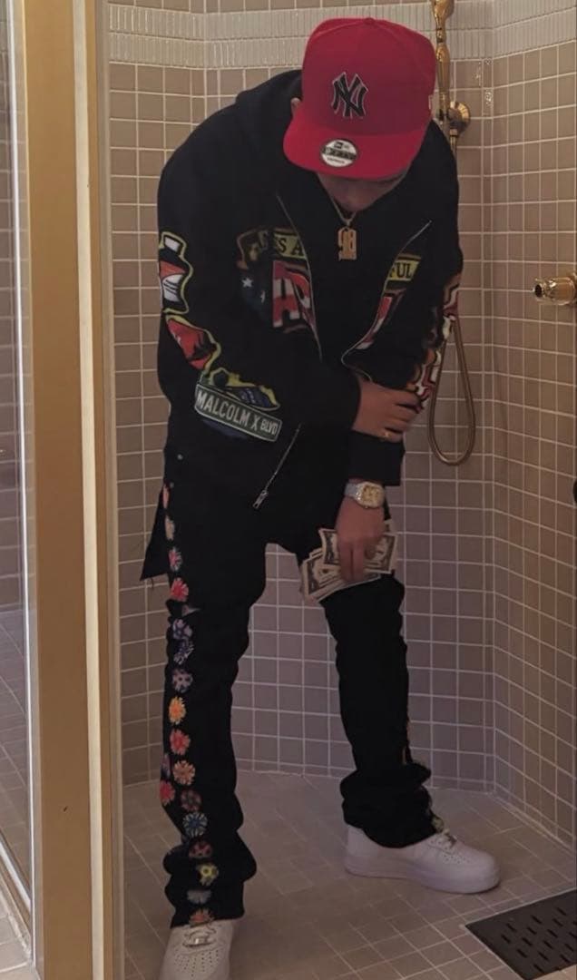 eyden着用 バラバサスvalabasas ブラックスキニーフレアデニム 30