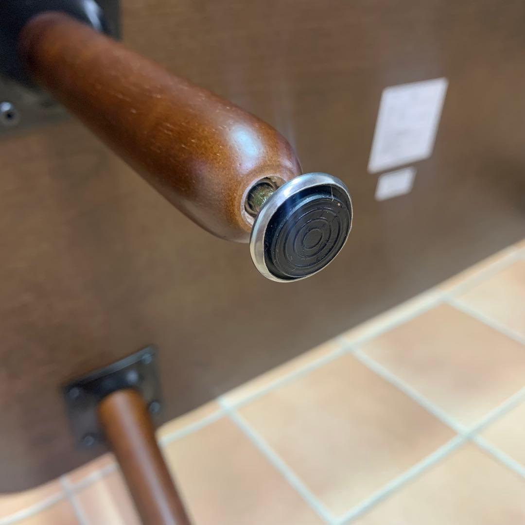 【美品】北欧風 センターテーブル ニトリ 曲げ木 プライウッド ガラステーブル