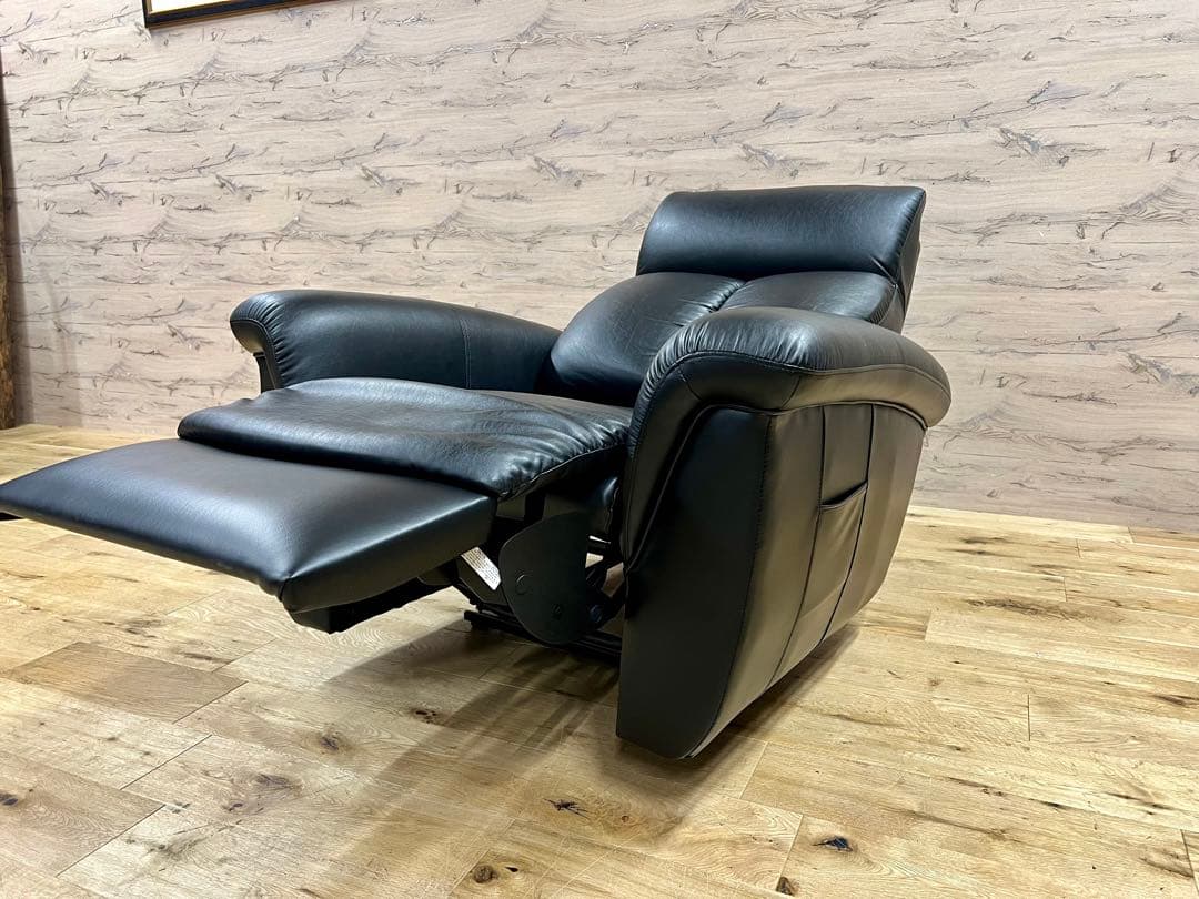 GMHK404○馬場家具 インターリバックス 1人掛けソファ シングルソファ ブ