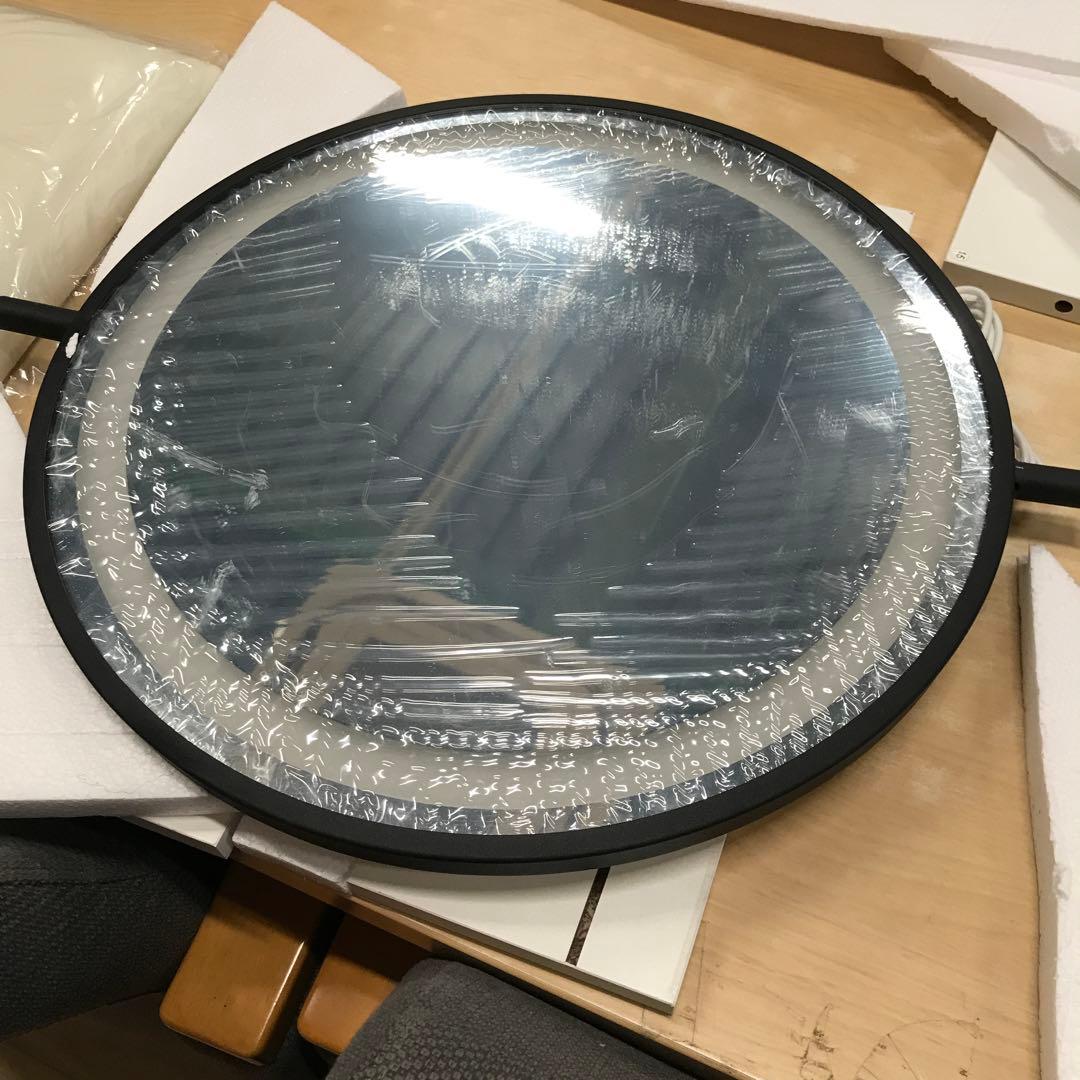 Honkiya ドレッサー化粧台 テーブル 鏡台 LEDライト付き