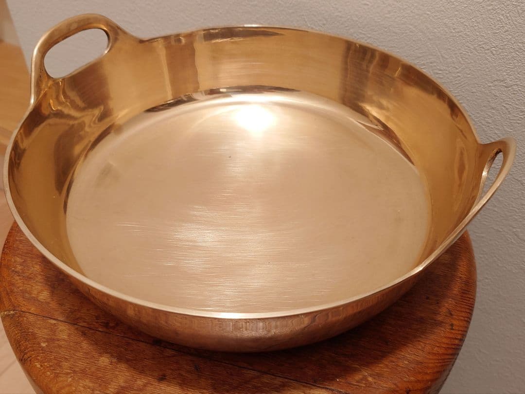 希少 有次 平井鋳造所 27cm 2mm厚 砲金 天ぷら鍋 送料込み