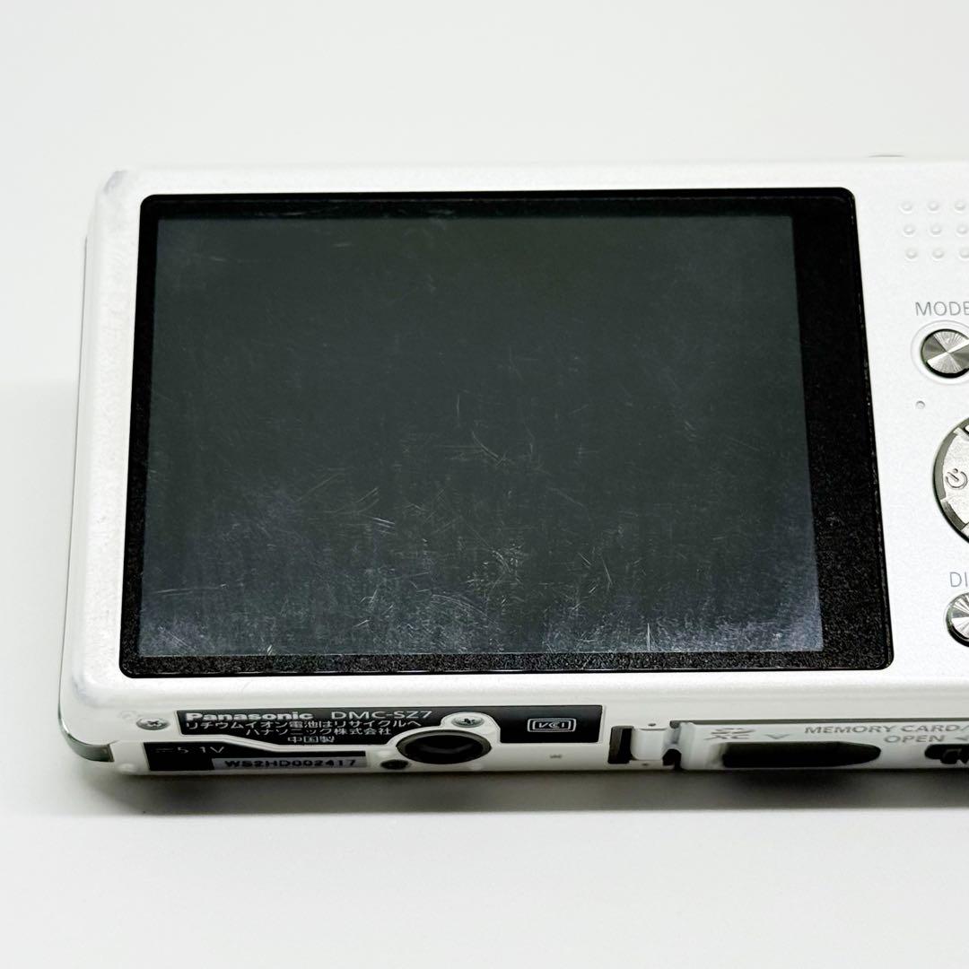 Panasonic LUMIX DMC-SZ7 ホワイト コンデジ